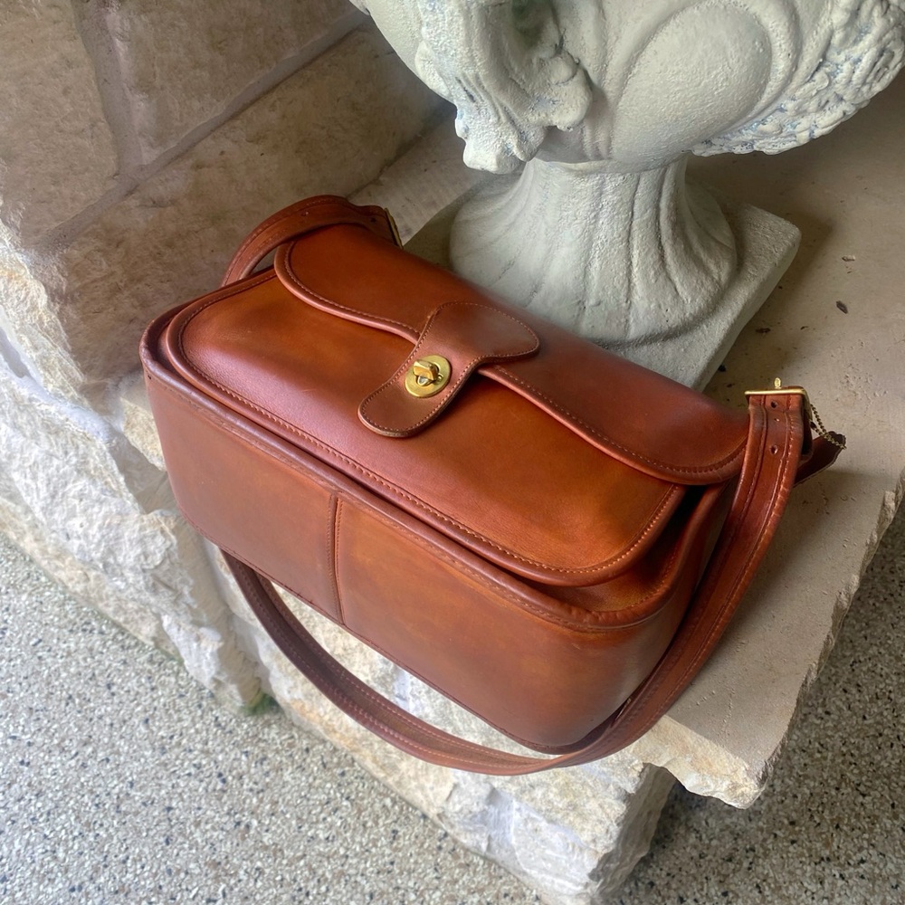 Vintage Coach Original Grand Rambler British Tan 👜FABULOUS!👜 BEST PRICE! - Picture 8 of 15